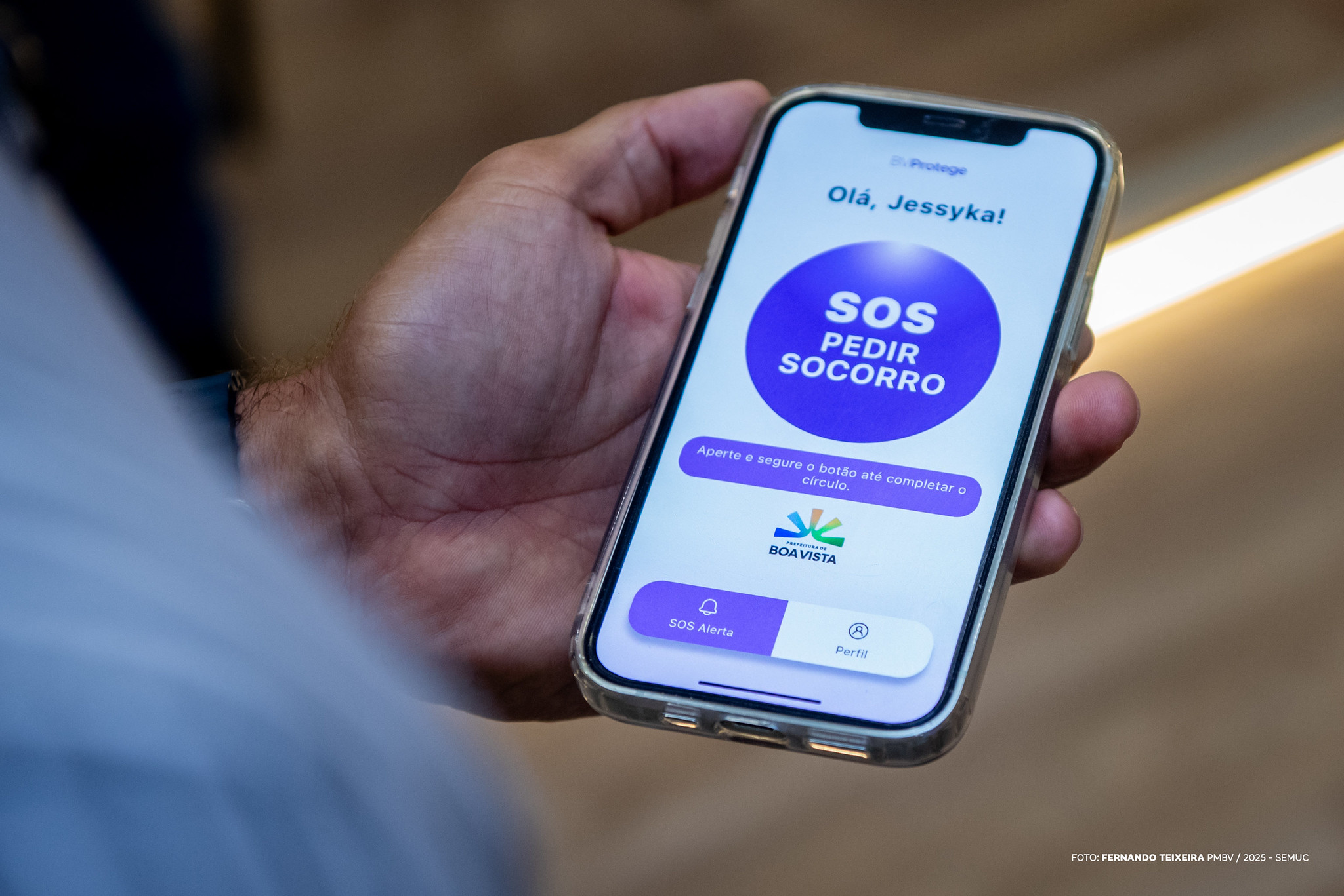 1764108931 210 Boa Vista lanca BV Protege para socorrer mulheres em risco