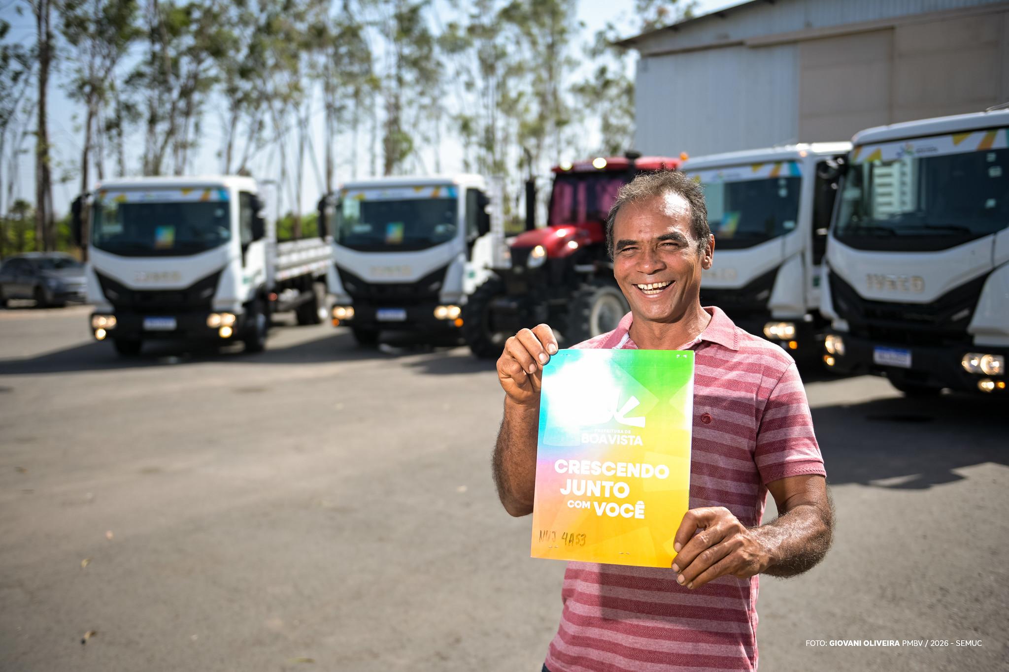 1772250033 433 Boa Vista recebe quatro caminhoes para fortalecer agricultura familiar