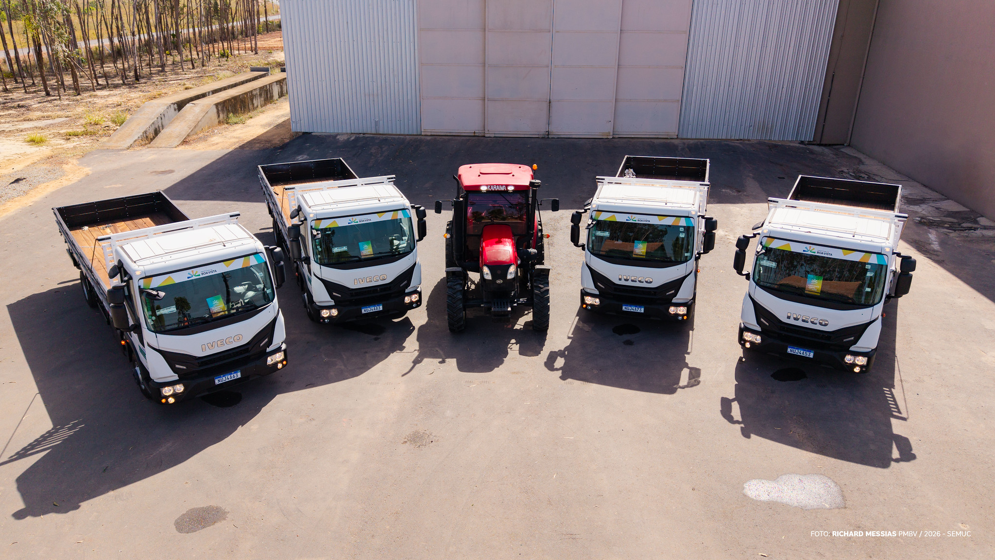 1772250033 640 Boa Vista recebe quatro caminhoes para fortalecer agricultura familiar