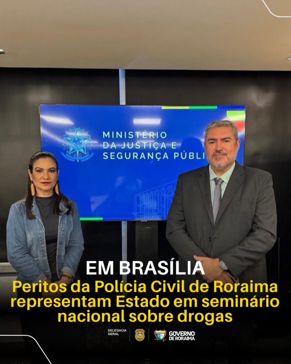 EM BRASÍLIA: Peritos da Polícia Civil de Roraima representam Estado em seminário nacional sobre drogas 5 policiacivilderoraima 1772044306 3840508460576874870 5532320805