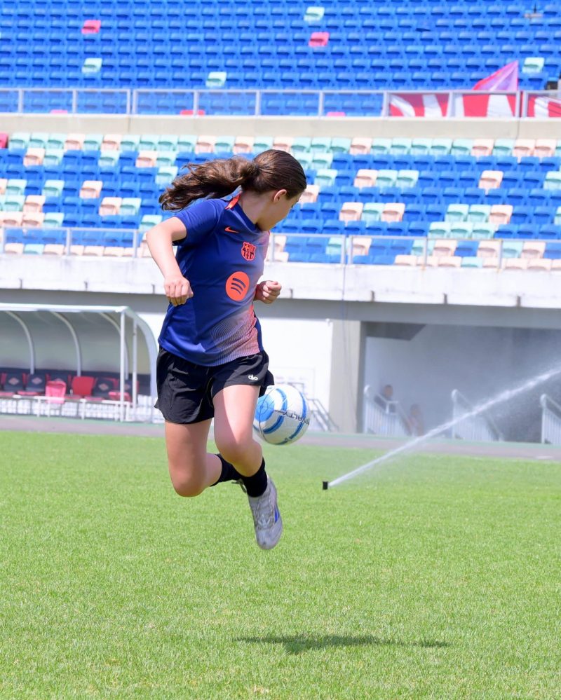 Habilidade no futebol feminino vai desfilar nos Jogos Escolares Foto Fernando Oliveira Secom RR