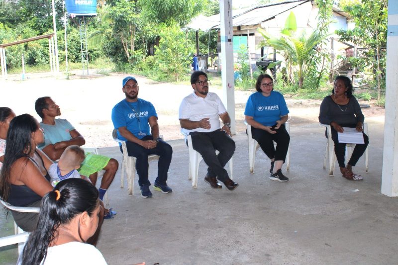 Secult e ACNUR celebram parceria para promover o turismo na comunidade Warao do Cantá 1 O acordo inedito de cooperacao tecnica vai implementar um projeto de turismo de base comunitaria na
