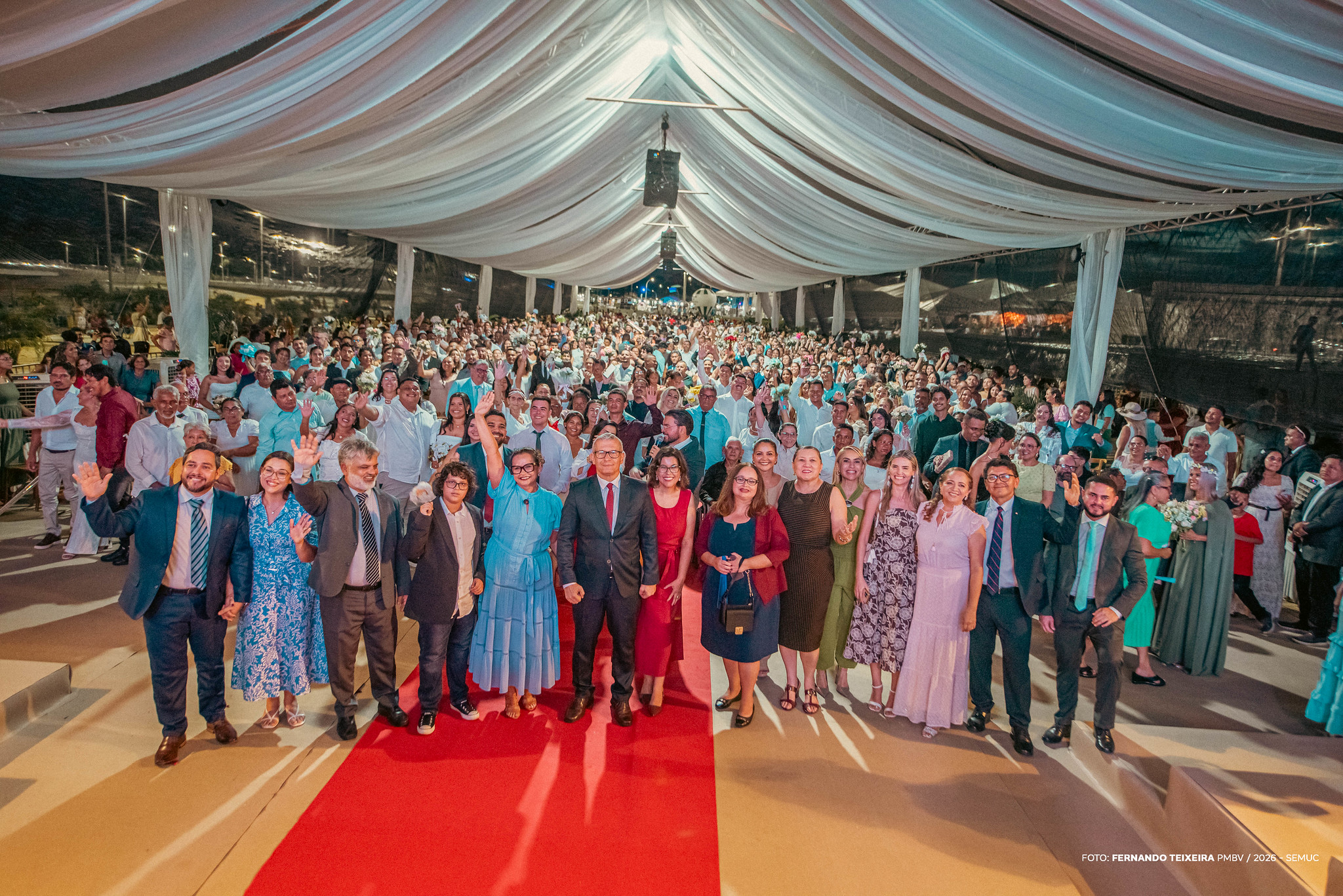 1778927029 594 Cerimonia gratuita oficializa uniao de 265 casais em Boa Vista