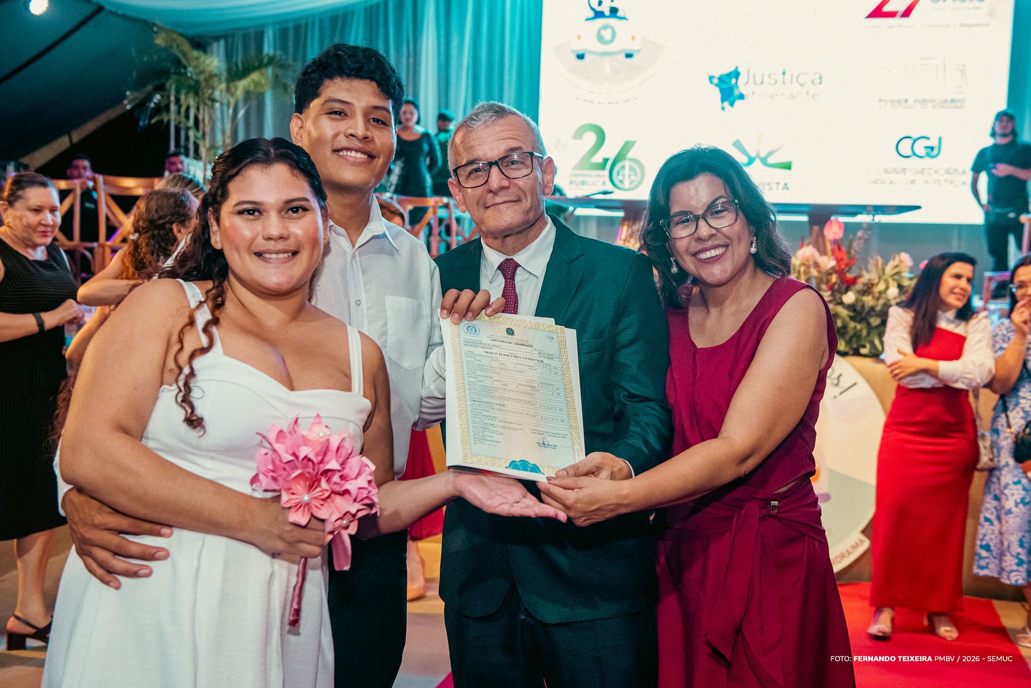 1778927029 908 Cerimonia gratuita oficializa uniao de 265 casais em Boa Vista