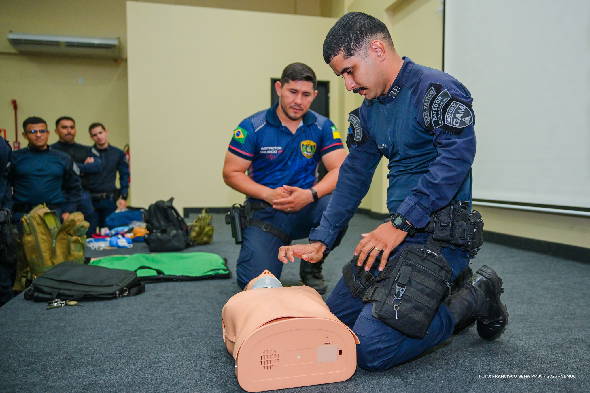 1789561917 437 Guardas municipais recebem treinamento em primeiros socorros e suporte basico