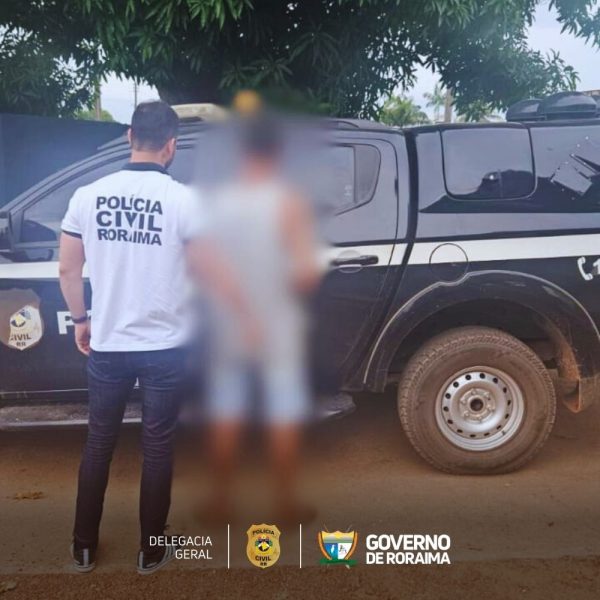 policia civil de roraima cumpre mandado de prisao contra homem