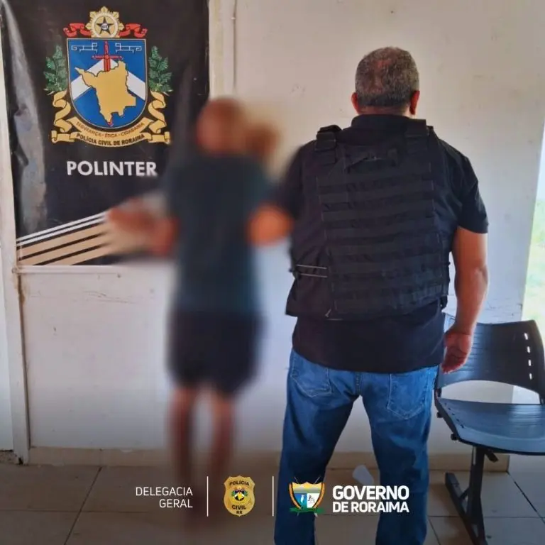 Policia Civil de Roraima cumpre mandado de prisao por descumprimento