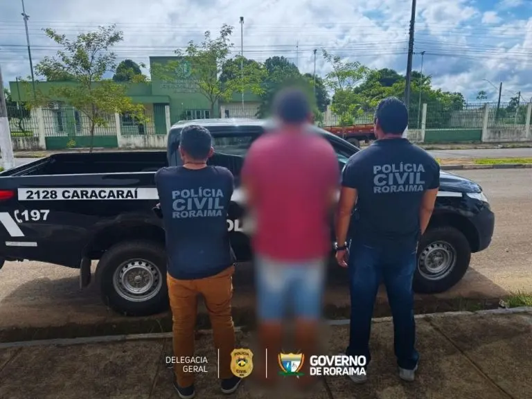 EM CARACARAI Policia Civil prende motorista por estupro de vulneravel