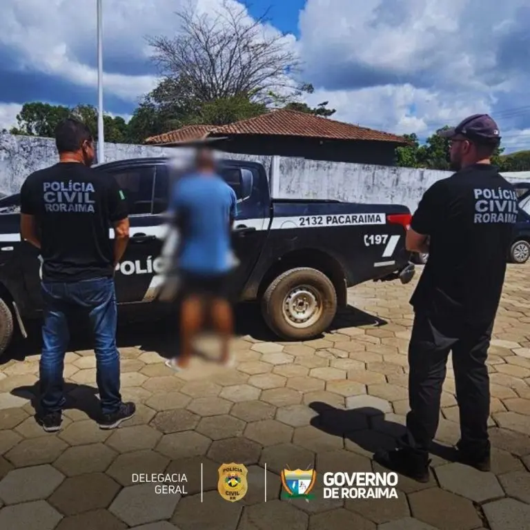 EM PACARAIMA Policia Civil prende homem em flagrante por violencia