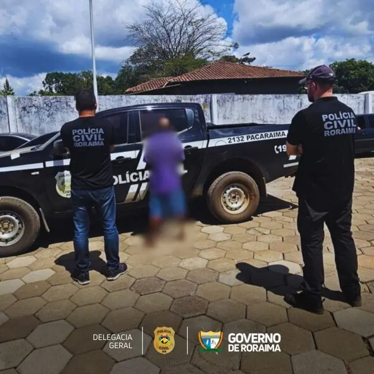 Policia Civil de Roraima prende idoso em flagrante por sequestro