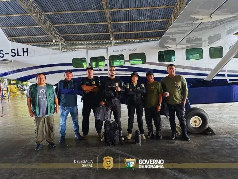 Policia Civil de Roraima realiza diligencias em area indigena Yanomami