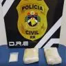 Policia Civil prende guianense em flagrante com dois quilos de