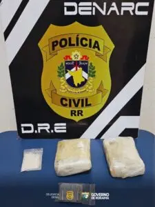 Policia Civil prende guianense em flagrante com dois quilos de