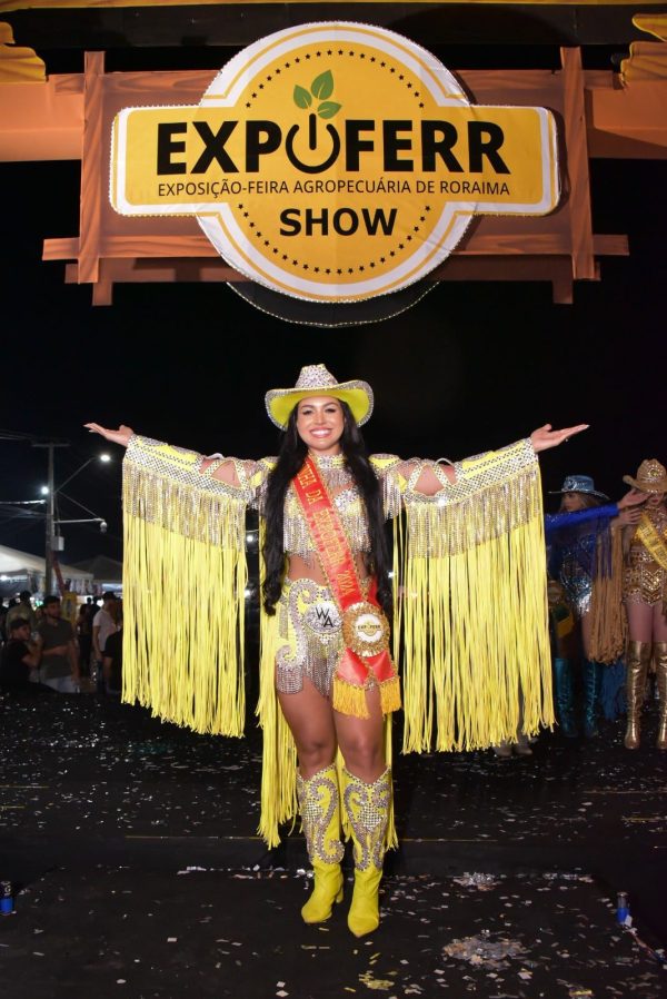 Rainha da Expoferr Show 2024 e eleita no primeiro dia do evento 1