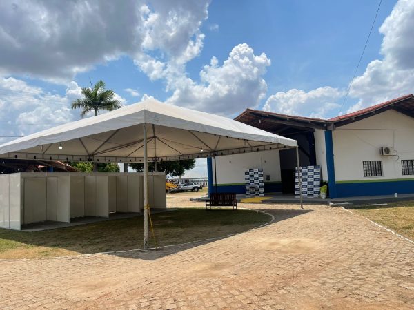 Sesau monta posto de atendimento medico na Expoferr Show 2024 Ascom Sesau 2