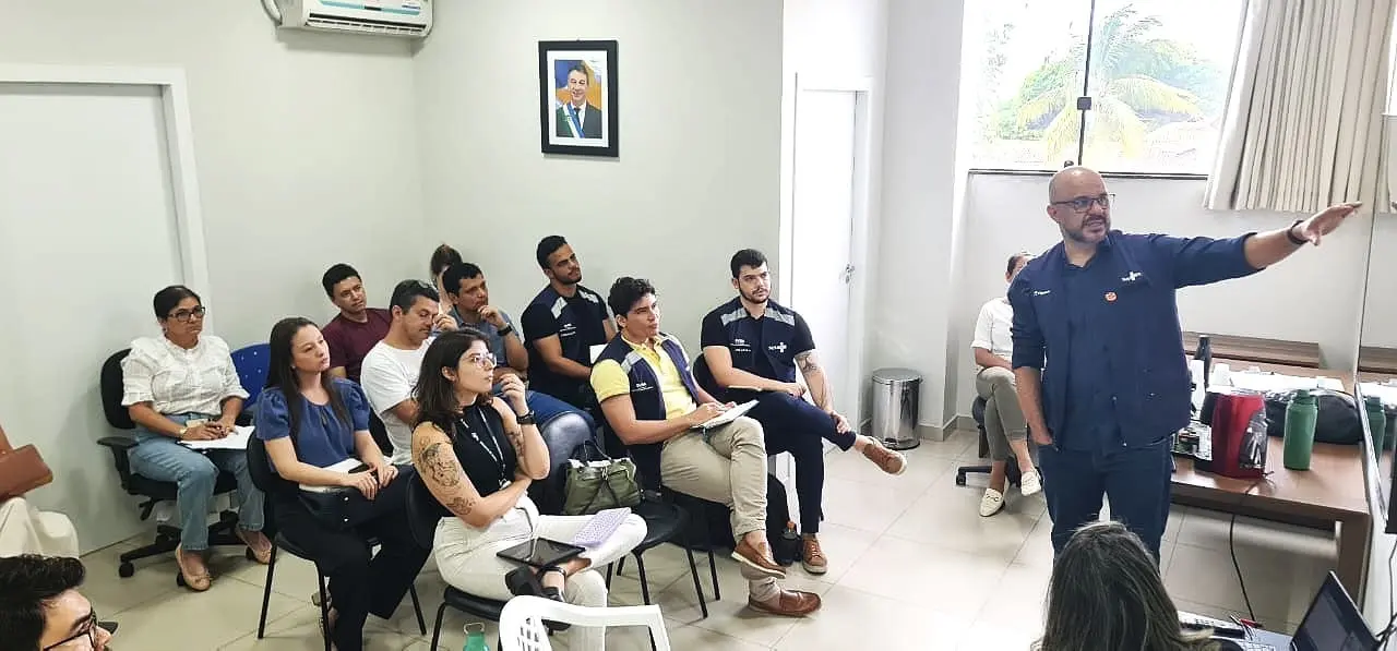 Visita Tecnica da Sala Nacional de Emergencias Climaticas em Roraima Minervaldo Lopes Ascom Sesau 1