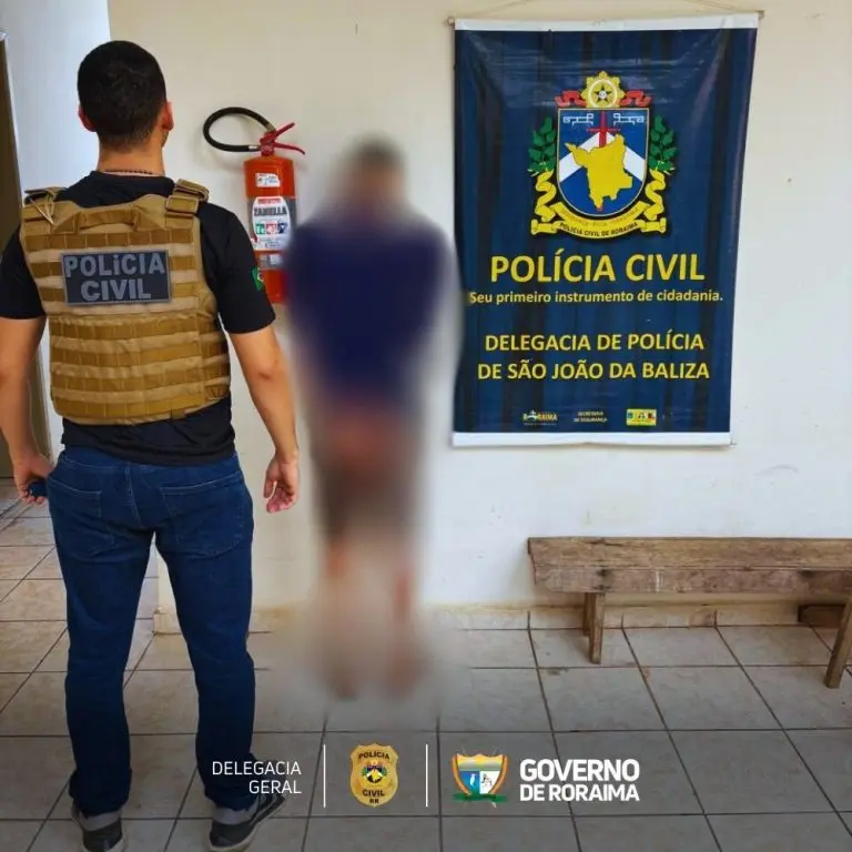 EM BALIZA Policia Civil prende agressor de mulher em flagrante