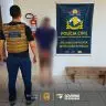 EM BALIZA Policia Civil prende agressor de mulher em flagrante