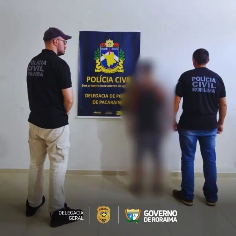 EM PACARAIMA Policia Civil prende homem em flagrante por assedio
