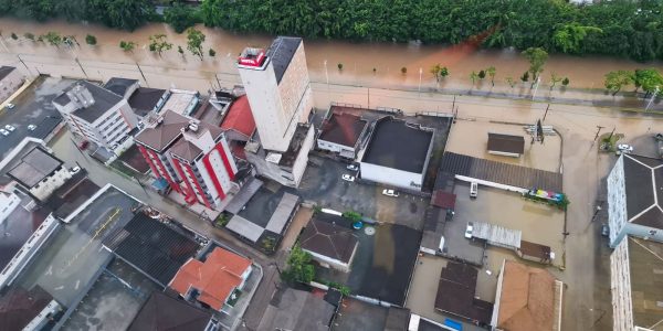 Norte catarinense e o mais impactado pela chuva diz Defesa