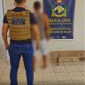 Policia Civil age rapido e prende em flagrante homem por