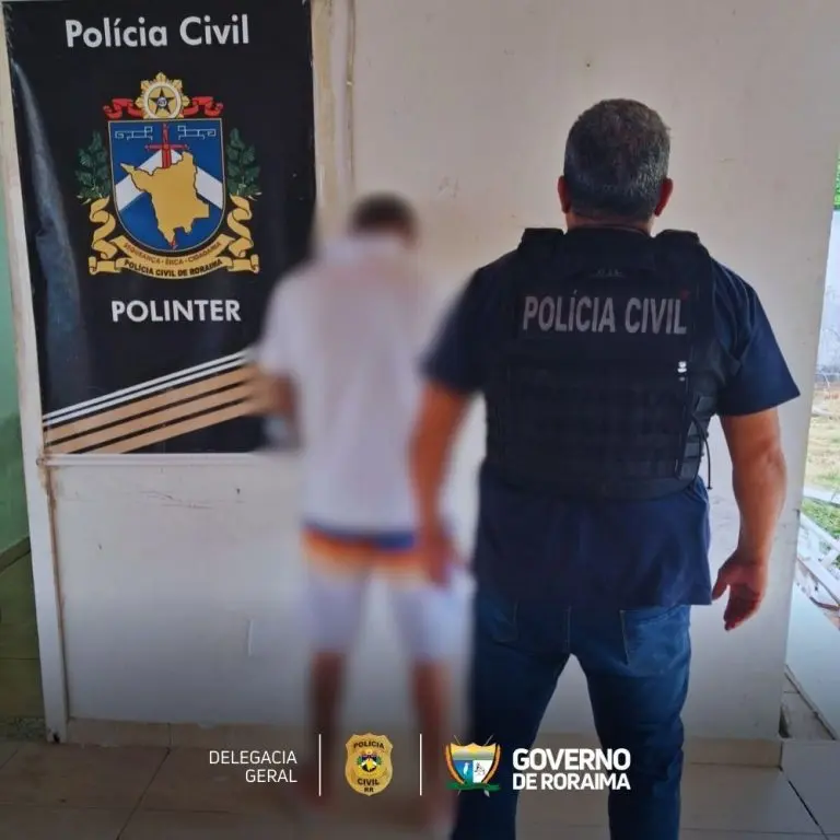 Policia Civil de Roraima cumpre mandado de prisao contra condenado