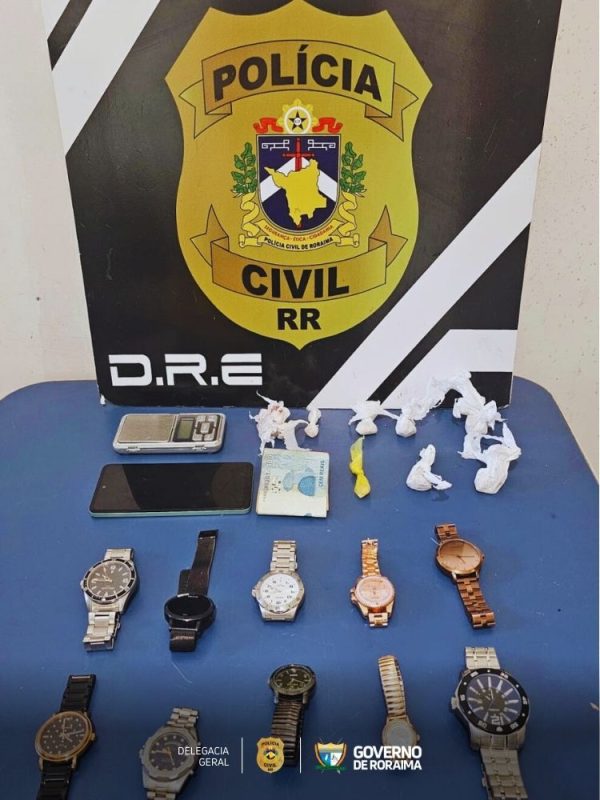 policia civil reforca combate ao trafico e prende suspeito com