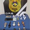 Policia Civil reforca combate ao trafico e prende suspeito com