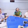 Secretaria Cecilia Lorenzon durante entrevista a Radio Folha neste domingo 3