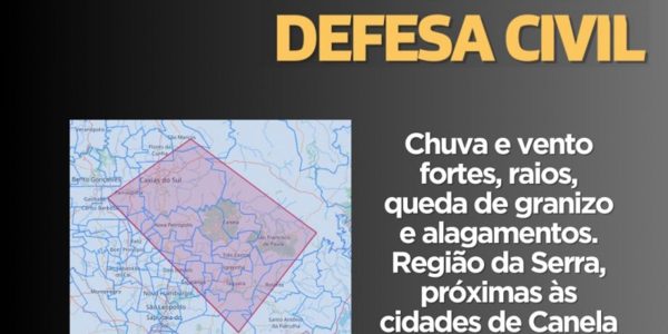 Defesa Civil alerta populacao para risco de novos temporais no