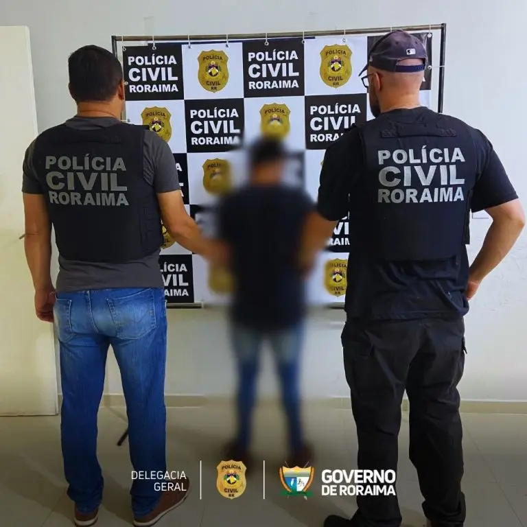 EM PACARAIMA Policia Civil cumpre mandado de prisao contra indigena