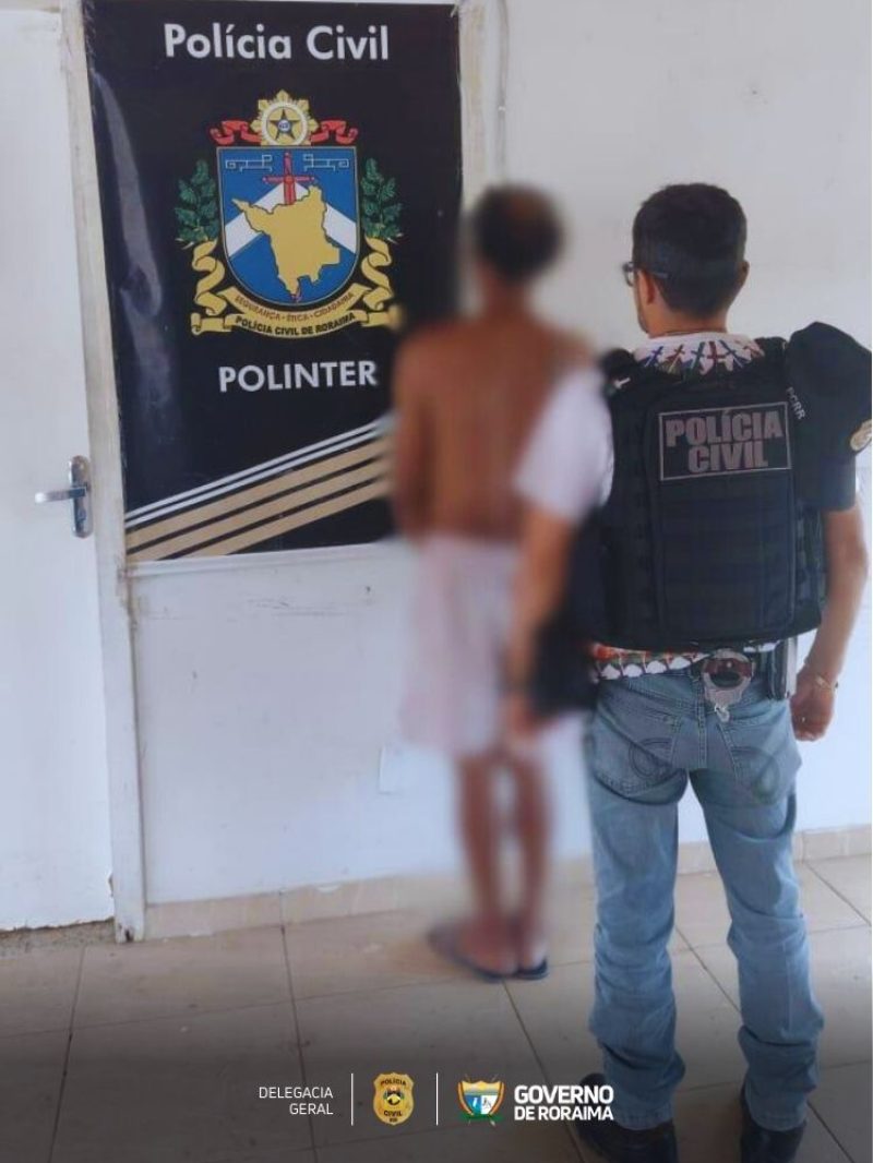 Policia Civil de Roraima prende homem condenado por furto no