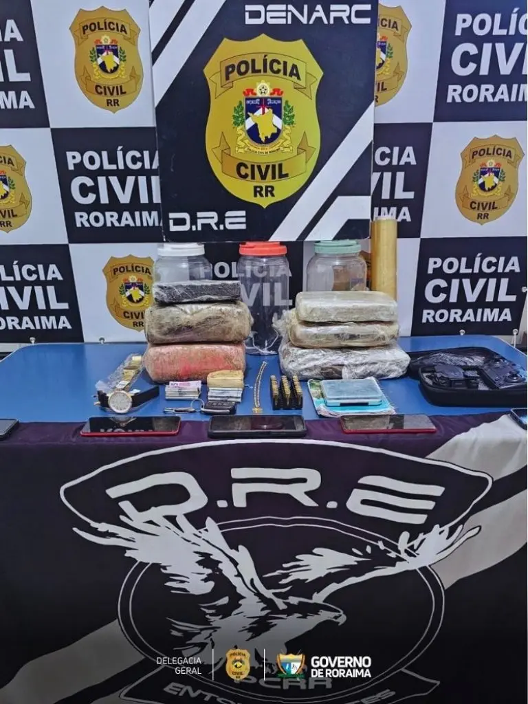 Policia Civil de Roraima prende mulher venezuelana com seis quilos