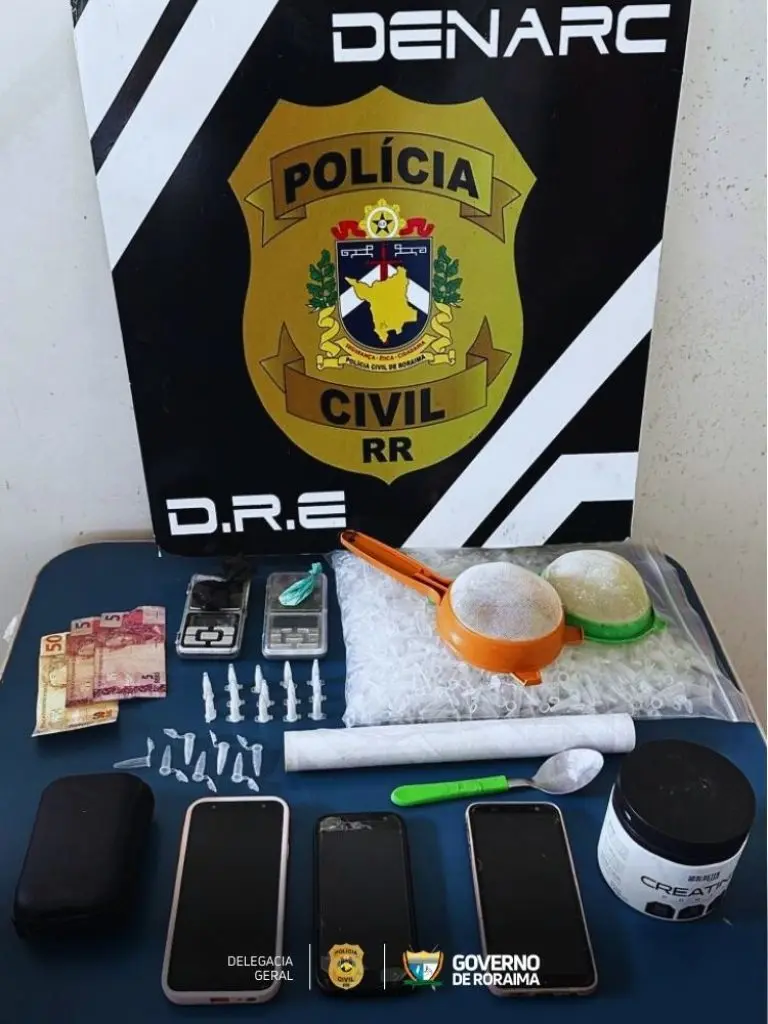 Policia Civil prende mototaxista por trafico de drogas na modalidade