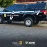 Policia Civil prende suspeito de roubo a residencia e agressao
