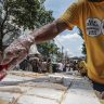 Tradicao no aniversario de Sao Paulo Bolo do Bixiga completa