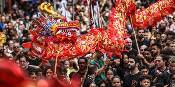 Ano Novo Chines e comemorado em Sao Paulo pela vigesima