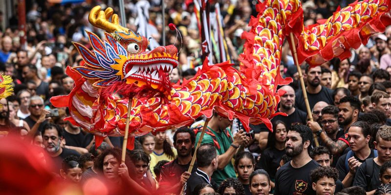 Ano Novo Chines e comemorado em Sao Paulo pela vigesima