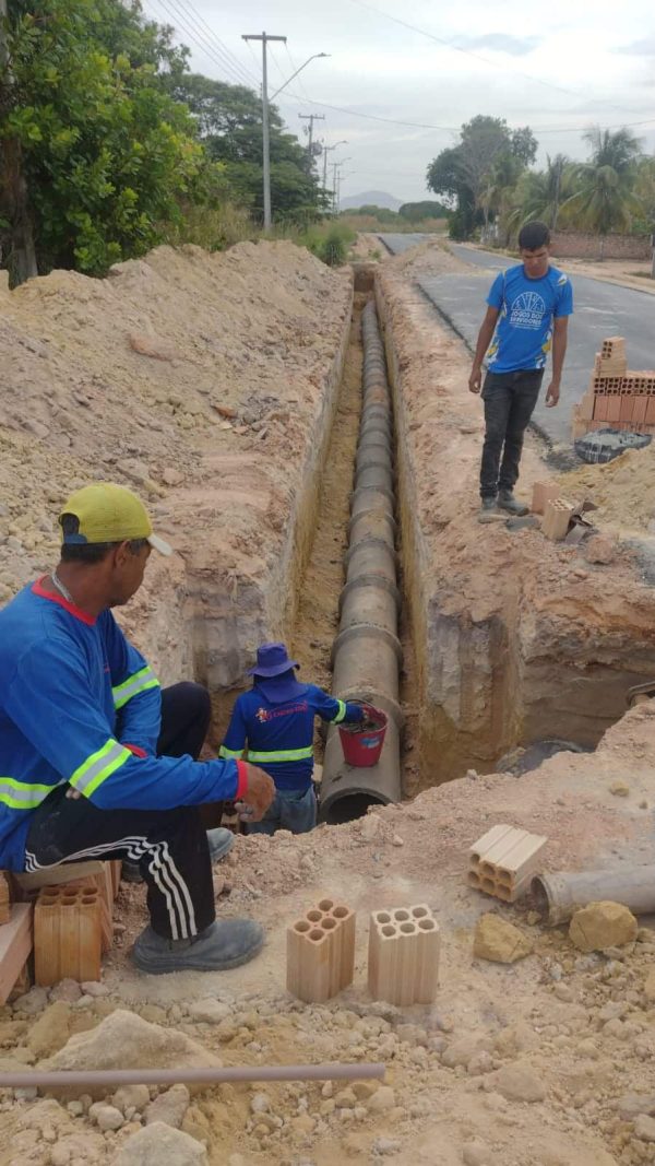 Caer realiza melhorias no sistema de abastecimento de agua de Normandia 2