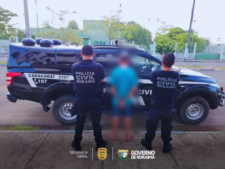 EM CARACARAI Policia Civil de Roraima prende homem por trafico
