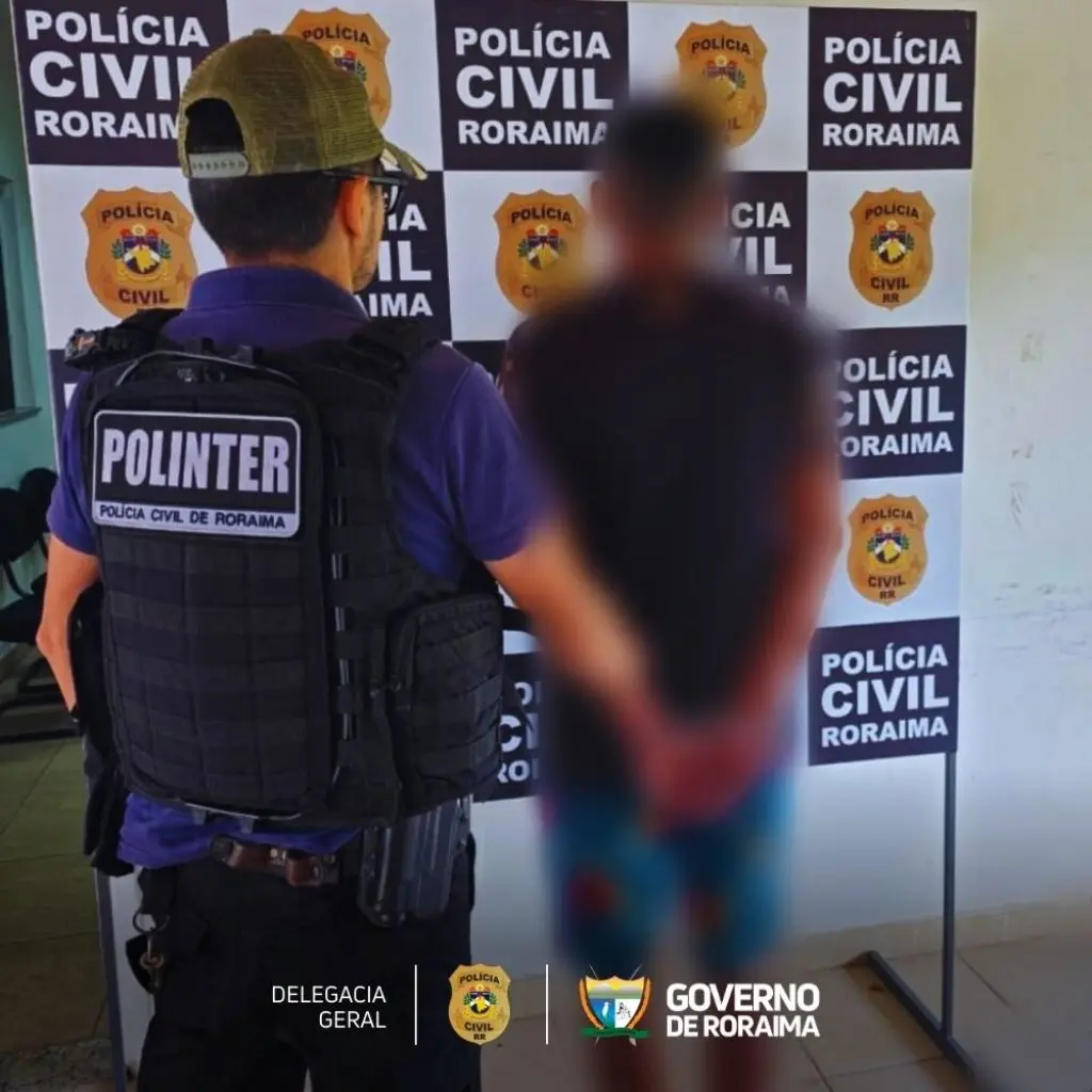 NO BAIRRO TANCREDO NEVES: Polícia Civil de Roraima prende homem condenado por roubo de celular 1 NO BAIRRO TANCREDO NEVES Policia Civil de Roraima prende homem