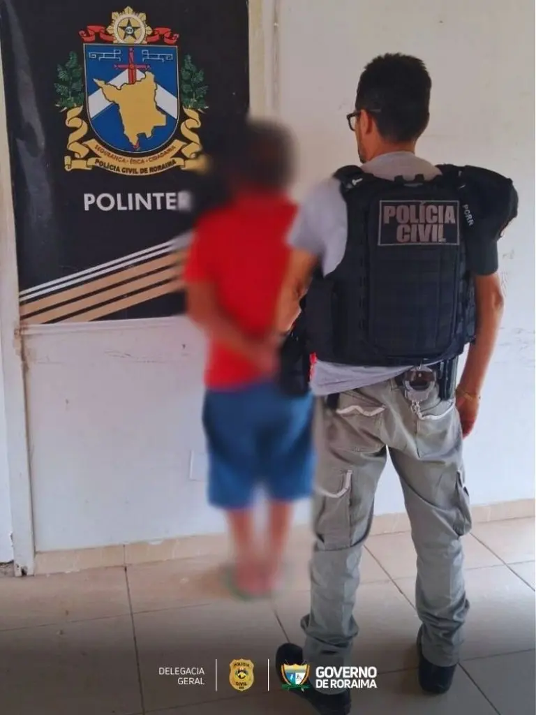 Policia Civil de Roraima prende homem por estupro de vulneravel