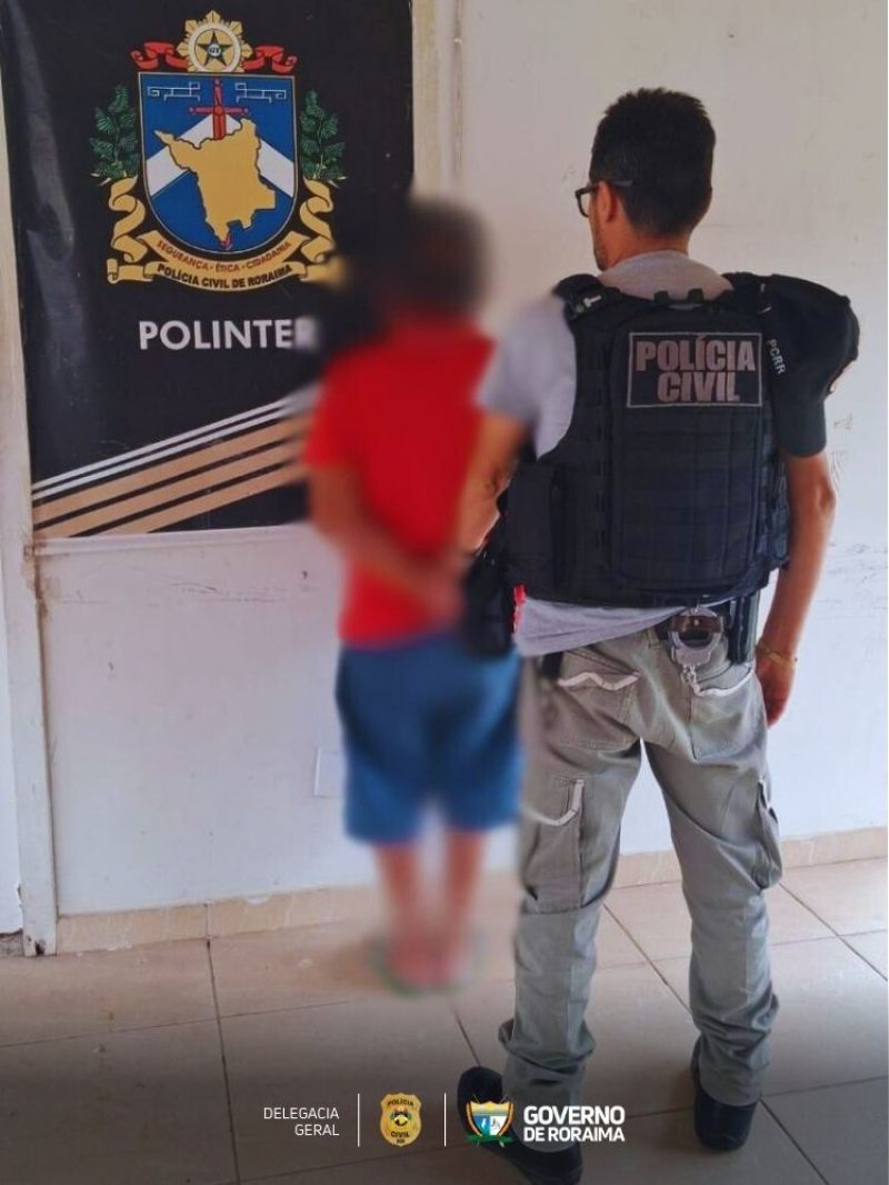 Policia Civil de Roraima prende homem por estupro de vulneravel