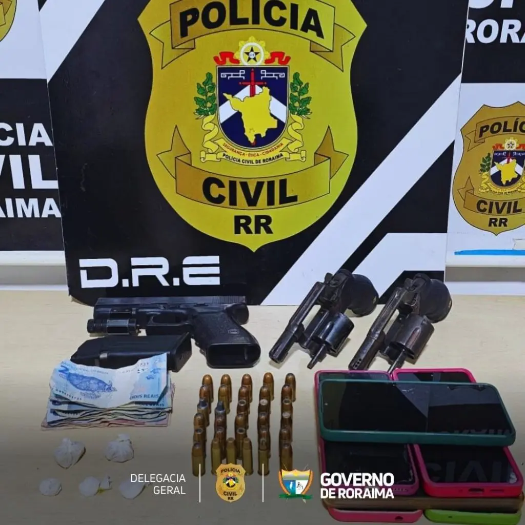 Policia Civil desarticula grupo armado ligado ao trafico de drogas