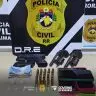 Policia Civil desarticula grupo armado ligado ao trafico de drogas