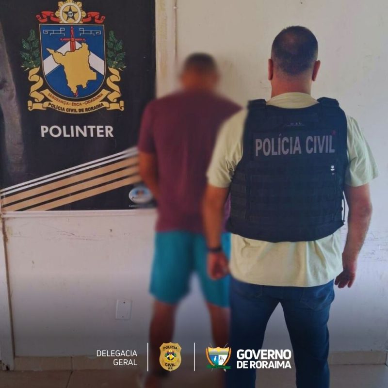 Policia Civil prende homem condenado por roubo em residencia no