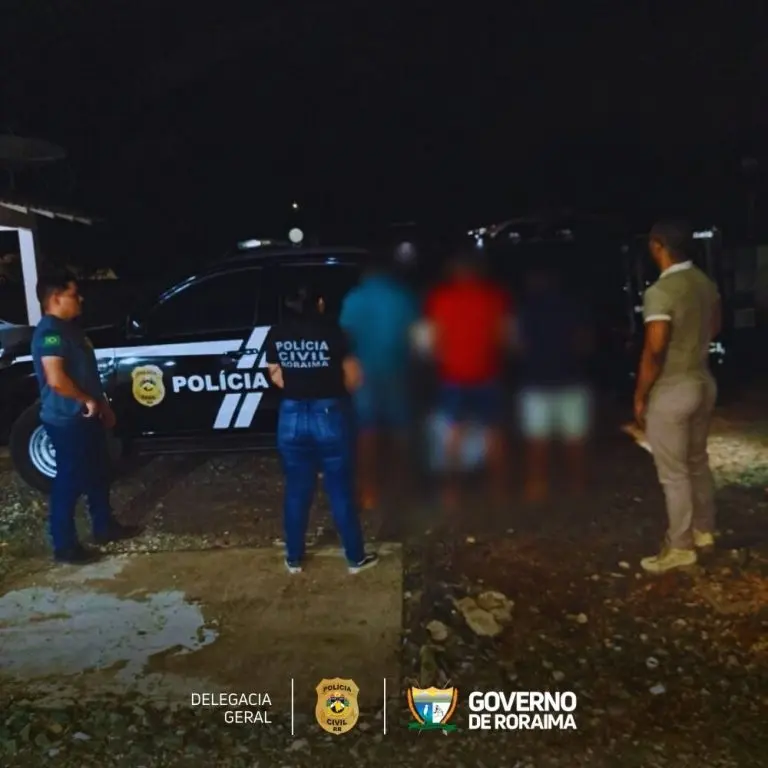 Policia Civil prende tres homens em flagrante por trafico de