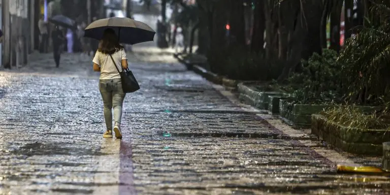 Defesa Civil envia alerta severo de chuva para a capital