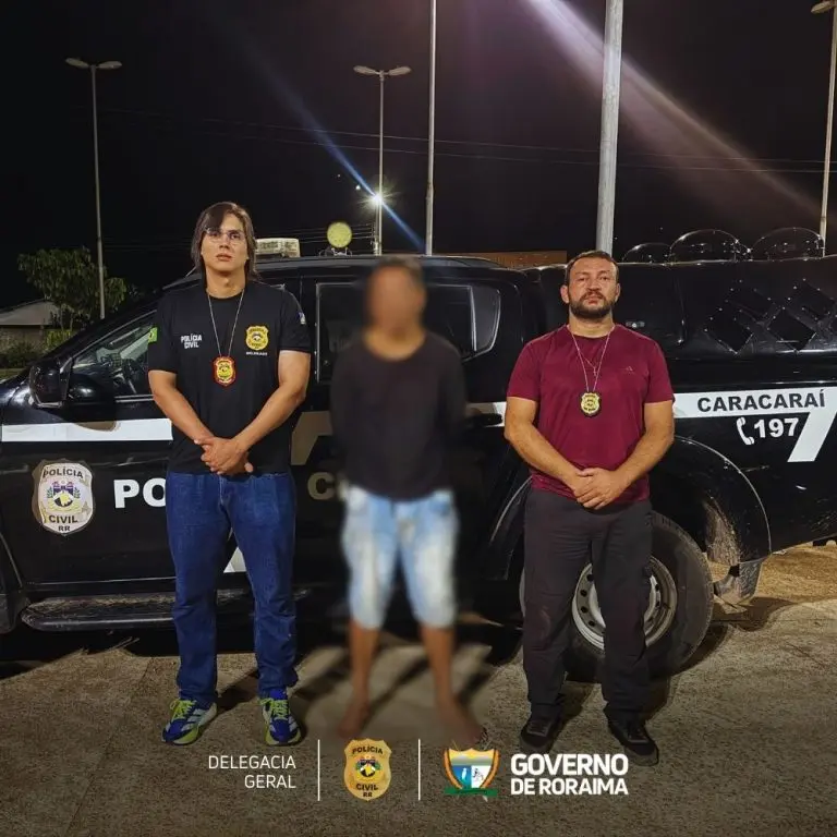EM CARACARAI Policia Civil prende traficante lider de organizacao criminosa