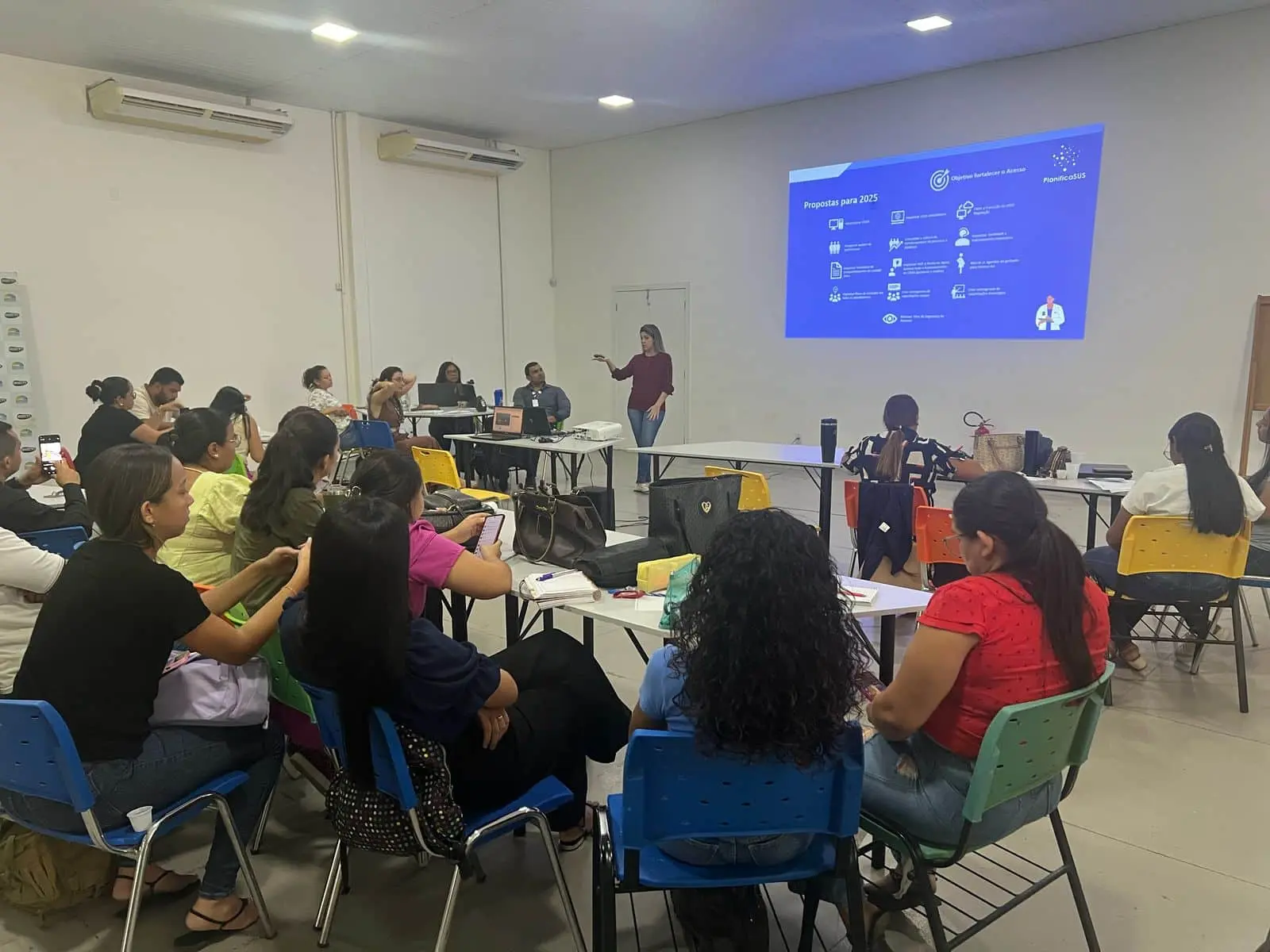 Profissionais da Sesau recebem oficina com foco em pré-natal e fortalecimento da rede pública 1 Oficina do Planifica SUS Ascom Sesau 2